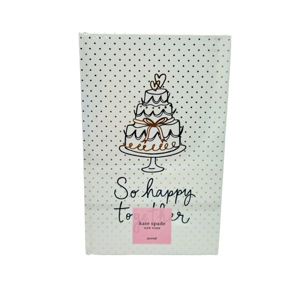 Kate Spade Hard Cover SO HAPPY TOGETHER Lined Journal Book Bridal, Wedding - Picture 3 of 9